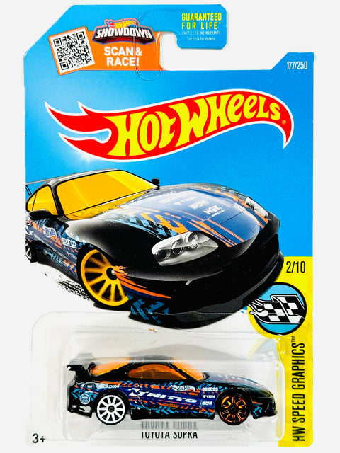 Hot Wheels HW Speed Graphics Toyota Supra (177/250) - Damaged Card/Blister