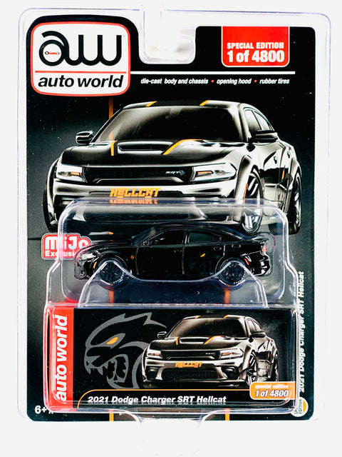 Auto World Mijo Exclusives 2021 Dodge Charger SRT Hellcat Custom Black