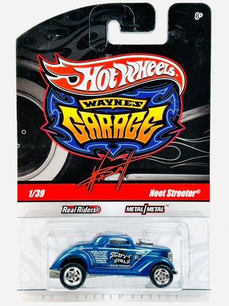 Hot Wheels Wayne's Garage Neet Streeter Blue – Jcardiecast