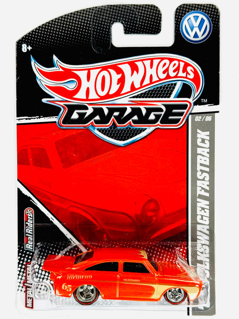 Hot Wheels Garage '65 Volkswagen Fastback Orange - Damaged Card/Blister