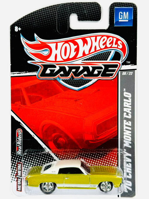 Hot Wheels Garage '70 Chevy Monte Carlo Antifreeze - Damaged Card/Blister