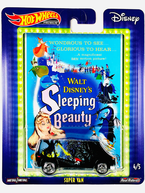 Hot Wheels 2019 Pop Culture Disney Sleeping Beauty Super Van - Damaged Card