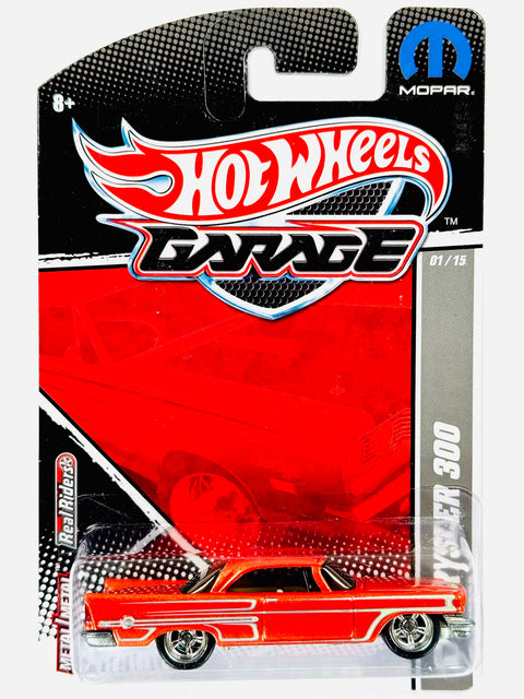 Hot Wheels Garage '57 Chrysler 300 Orange - Damaged Card/Blister