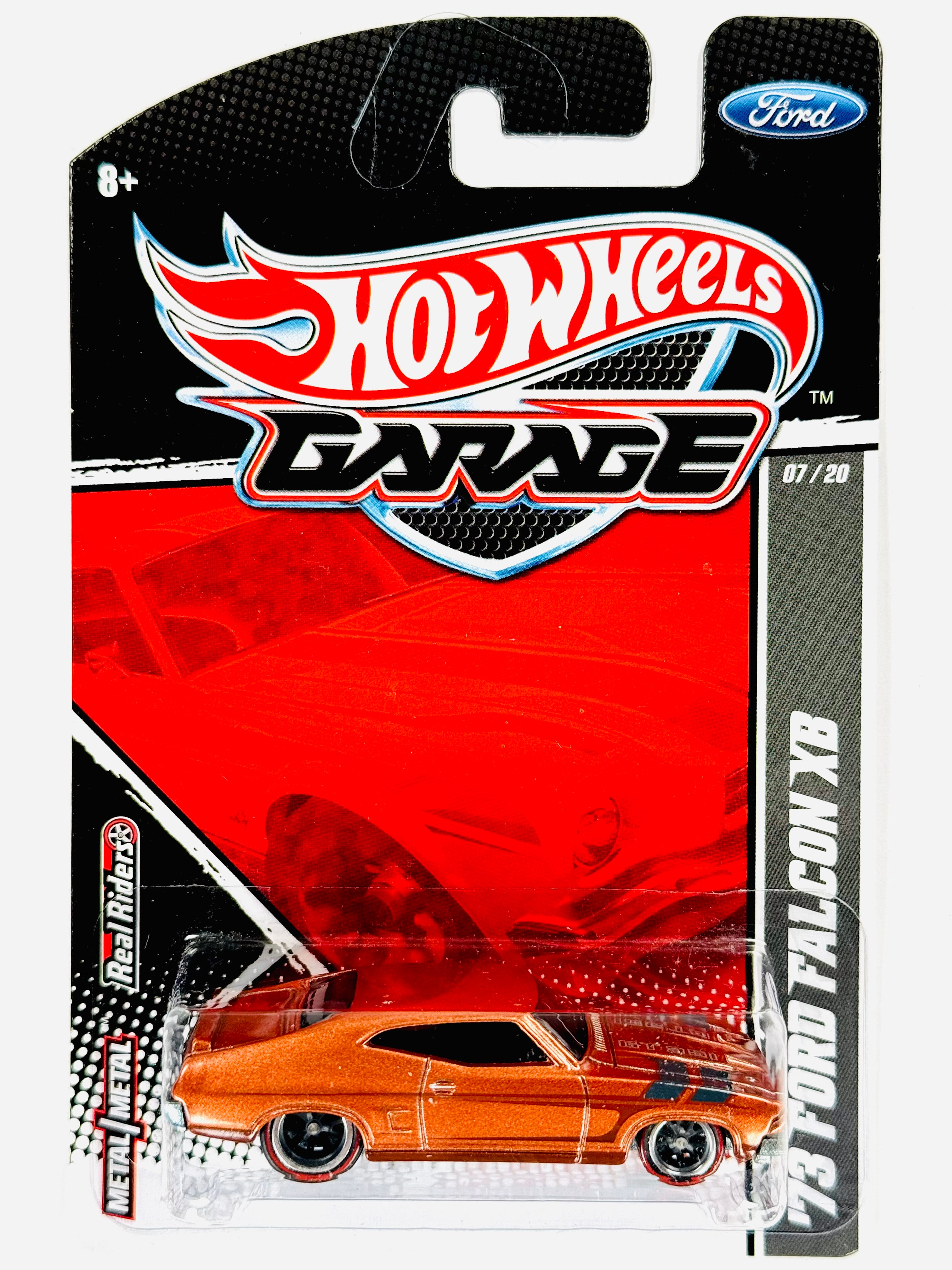 ホットプレー Hot Wheels Garage '73 Ford Falcon XB Orange - Damaged Card/Blister
