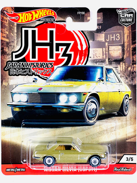 Hot Wheels 2019 Car Culture Japan Historics 3 Nissan Silvia (CSP311) - Damaged Card/Blister