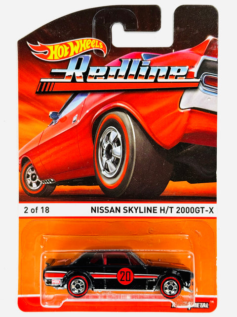 Hot Wheels 2015 Redline Nissan Skyline H/T 2000GT-X - Damaged Card/Blister