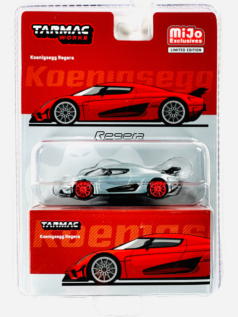Tarmac Works Mijo Exclusives Global 64 Koenigsegg Regera Red Metallic Chase
