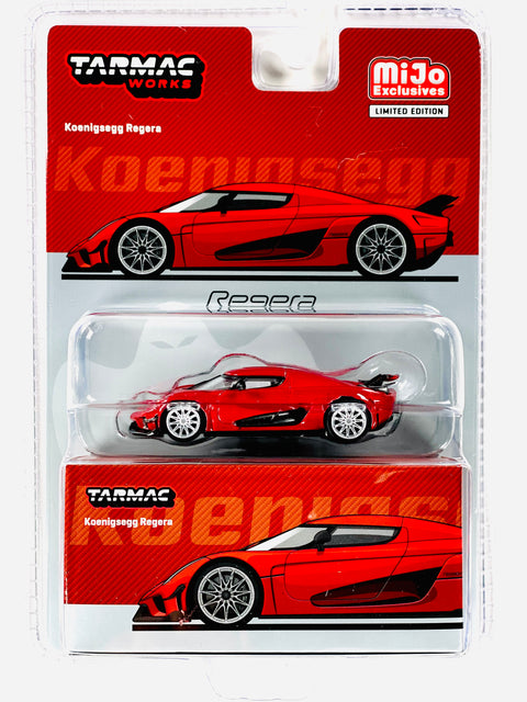 Tarmac Works Mijo Exclusives Global 64 Koenigsegg Regera Red Metallic