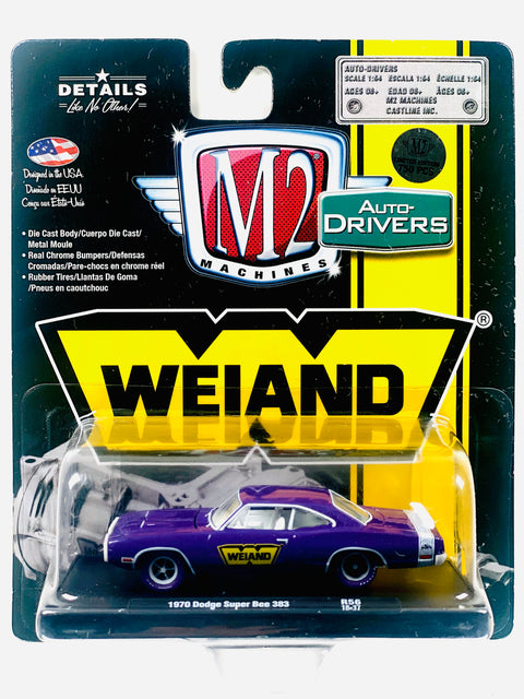 M2 Auto-Drivers Weiand 1970 Dodge Supper Bee 383 Chase - Damaged Card/Blister