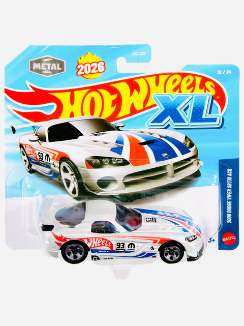 Hot Wheels 2026 XL Series 1:43 Scale Case C 2008 Dodge Viper SRT10 ACR