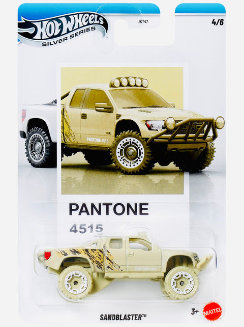Hot Wheels 2026 Silver Series Pantone Sandblaster