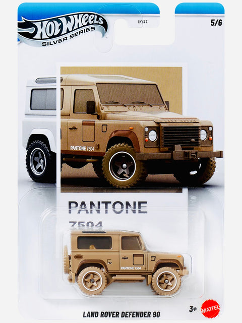 Hot Wheels 2026 Silver Series Pantone Land Rover Defender 90