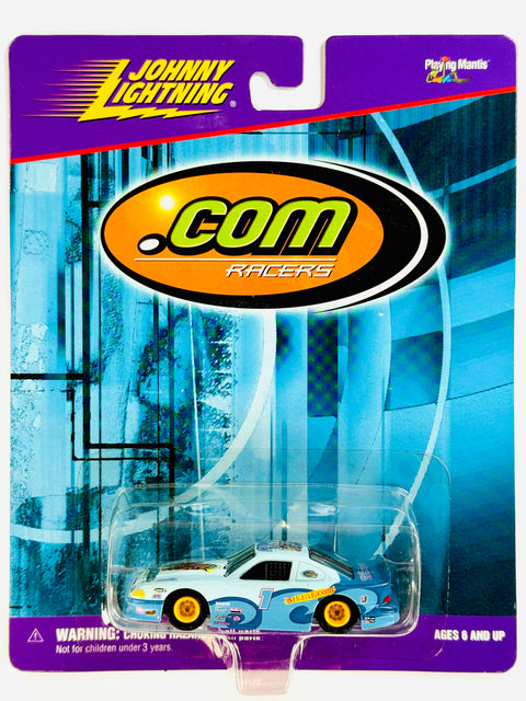 Johnny Lightning Playing Mantis .com Racers Y2K Bikini.com - Damaged Card/Blister
