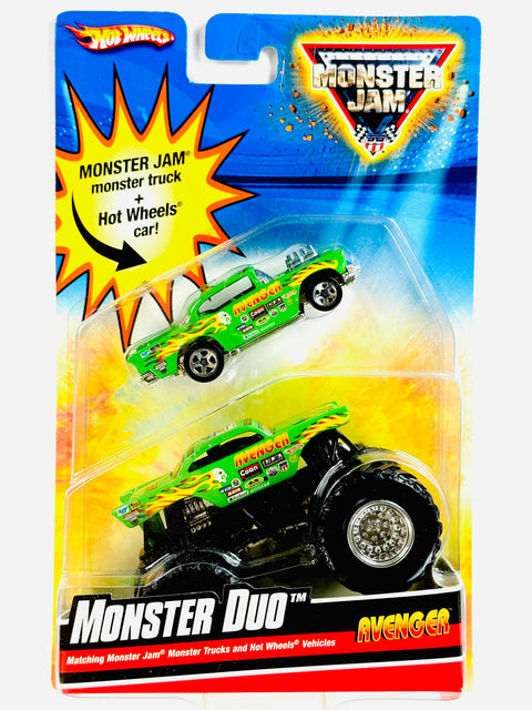 Hot Wheels 2010 Monster Truck & Car Monster Jam Hot Wheels Avenger - Damaged Card/Blister