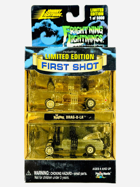 Johnny Lightning Frightning Lightnings Episode 2 First Shot 2 Car Set Drag-U-La - Damaged Box