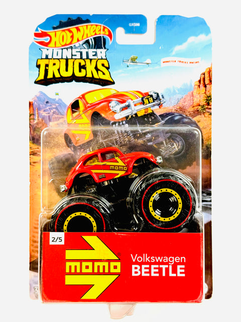 Hot Wheels 2022 Monster Truck Racing Momo Volkswagen Beetle (2/5) - Damaged Card/Blister