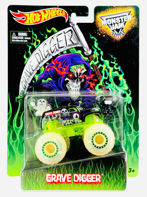 Hot Wheels Monster Jam 4 Time Champion Grave Digger - Damaged Card/Blister
