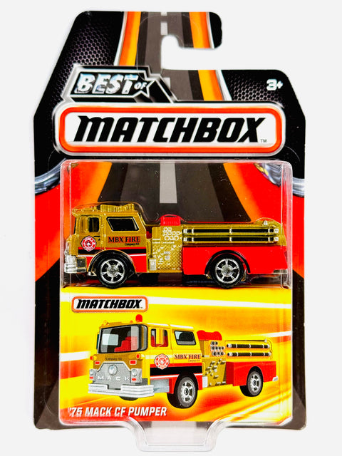 Matchbox 2016 Best of MBX Series 1 '75 Mack CF Pumper - Damaged Card