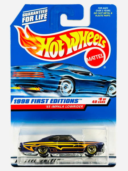 Hot Wheels '65 Impala Lowrider 1998初版 Hot Wheels 1998 First Editions '65 Impala Lowrider (8/40