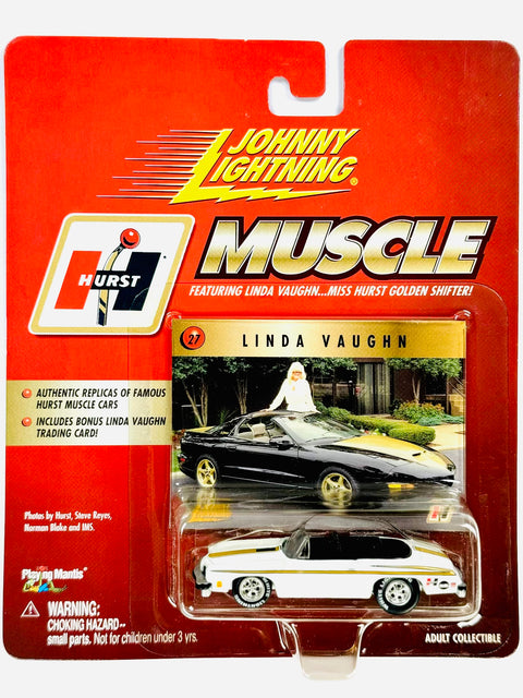 Johnny Lightning Hurst Muscle Linda Vaugh 1974 Hurst Olds (Random PhotoCard) - Damaged Card/Blister