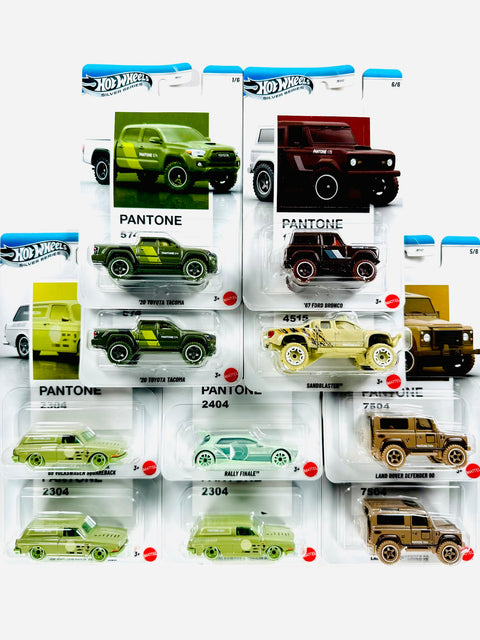 Hot Wheels 2026 Silver Series Pantone Factory Sealed Case B (10 Cars)
