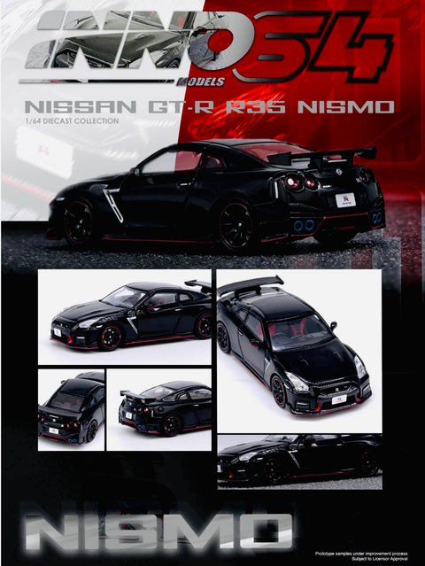 Inno64 Nissan GT-R (R35) NISMO Black