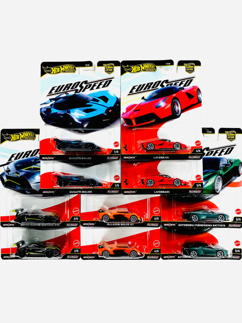 Hot Wheels 2025 Car Culture Euro Speed Factory Sealed Case L (10 Cars)