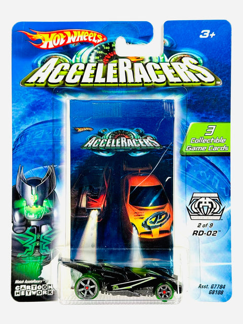 Hot Wheels 2004 Acceleracers Racing Drones RD-02 - Damaged Card