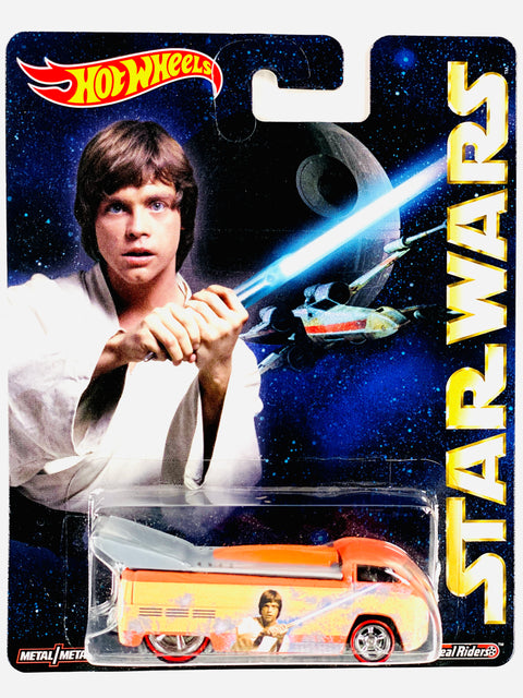 Hot Wheels 2015 Pop Culture Star Wars Luke Skywalker Volkswagen Drag Truck - Damaged Card