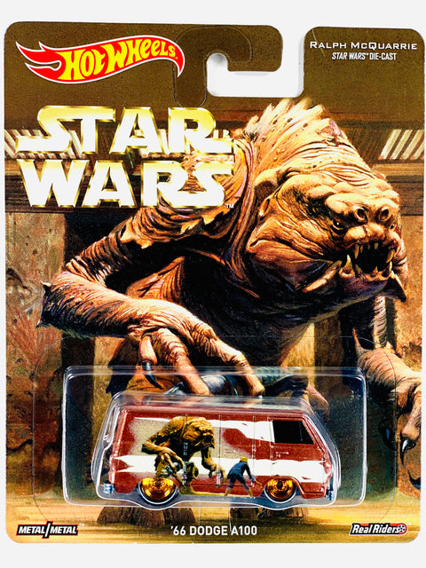 Hot Wheels 2016 Pop Culture Star Wars Ralph McQuarrie '66 Dodge A100 - Damaged Card