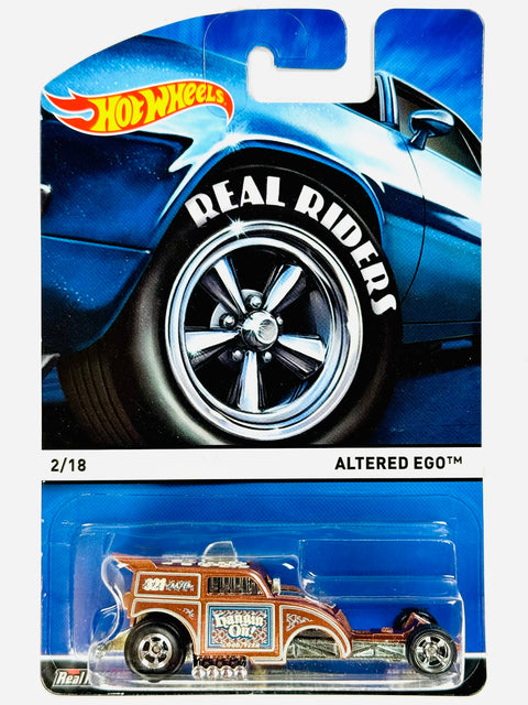 Hot Wheels 2015 Real Riders Series Altered Ego - Damaged Card/Blister