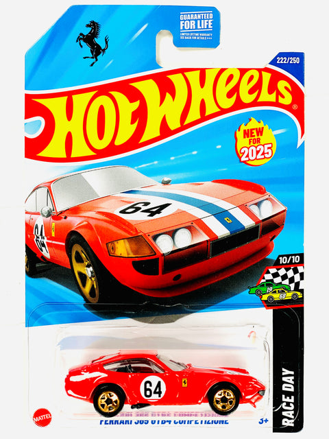 Hot Wheels 2025 Race Day Ferrari 365 GTB4 Competizione - Soft Corners