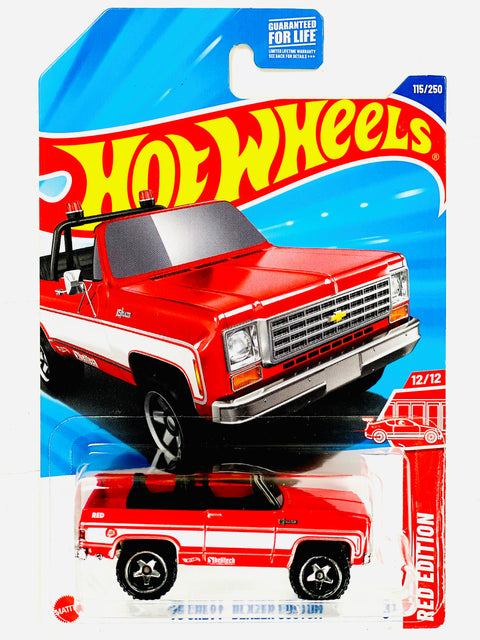 Hot Wheels 2025 Target Exclusive Red Edition '75 Chevy Blazer Custom - Soft Corners