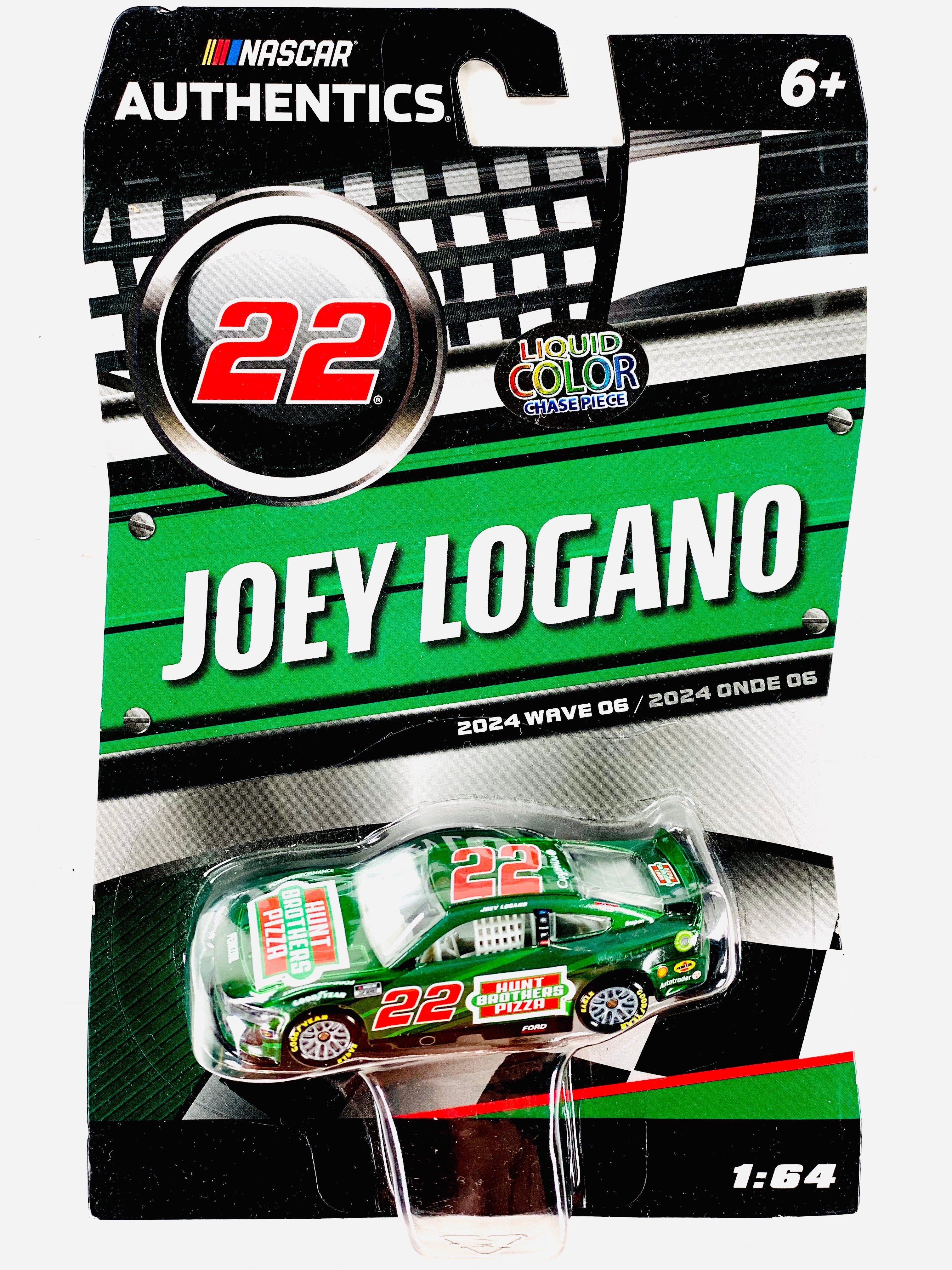 NASCAR Authentics Joey Logano #22 Hunt Brothers Pizza Mustang