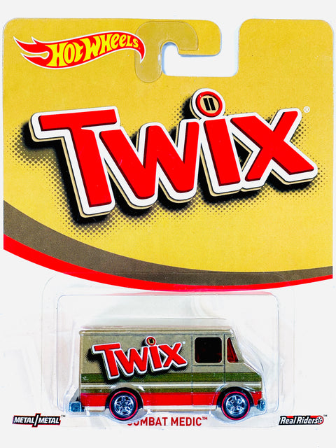 Hot Wheels 2014 Pop Culture Candy Twix Combat Medic - Damaged Card