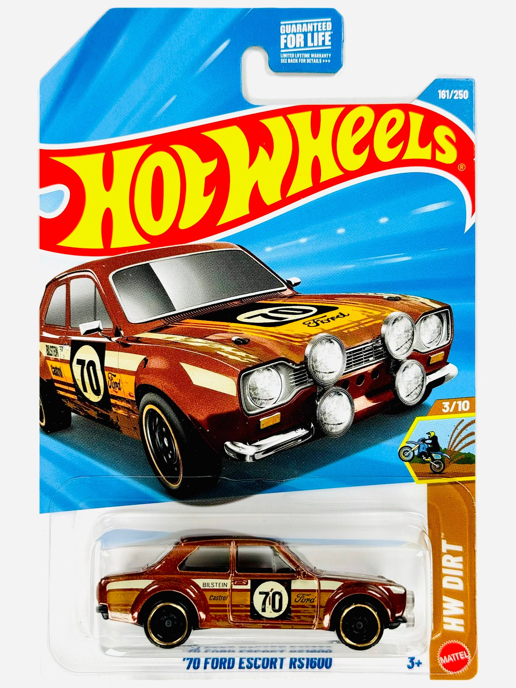 ウッドスカルプチャー/70‘sビンテージ Hot Wheels HW Drift '70 Ford Escort RS1600 Brown (161/250