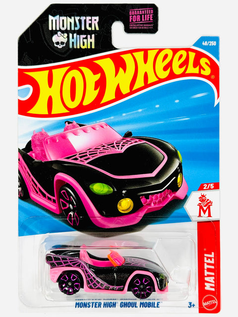 Hot Wheels Mattel Monster High Ghoul Mobile (48/250) - Damaged Card/Blister