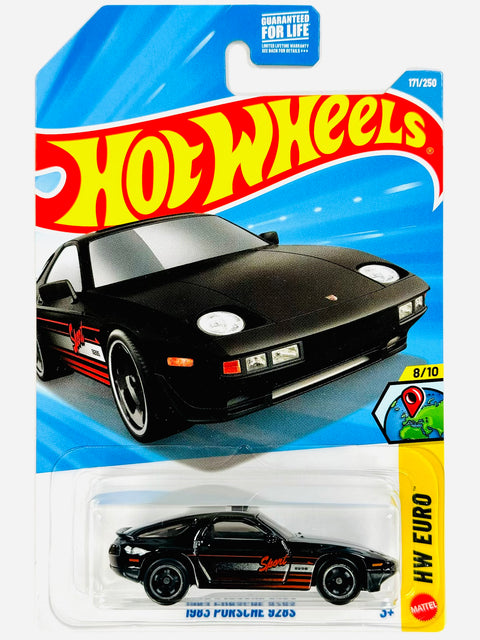 Hot Wheels HW Euro 1983 Porsche 928S Black (171/250) - Damaged Card/Blister