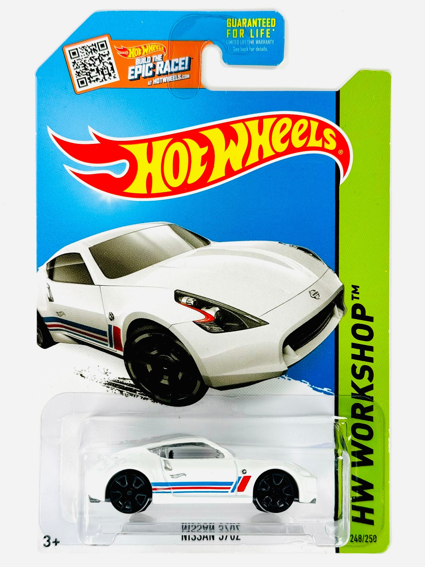 Hot Wheels HW Workshop Nissan 370Z (248/250) - Damaged Card