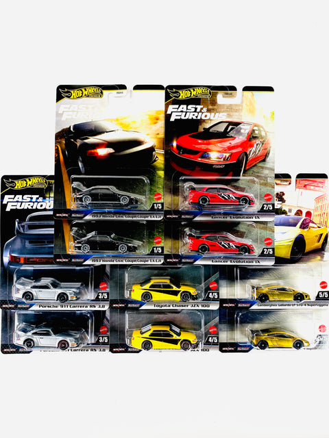 Hot Wheels 2025 Fast & Furious Factory Sealed Case M (10 Cars)