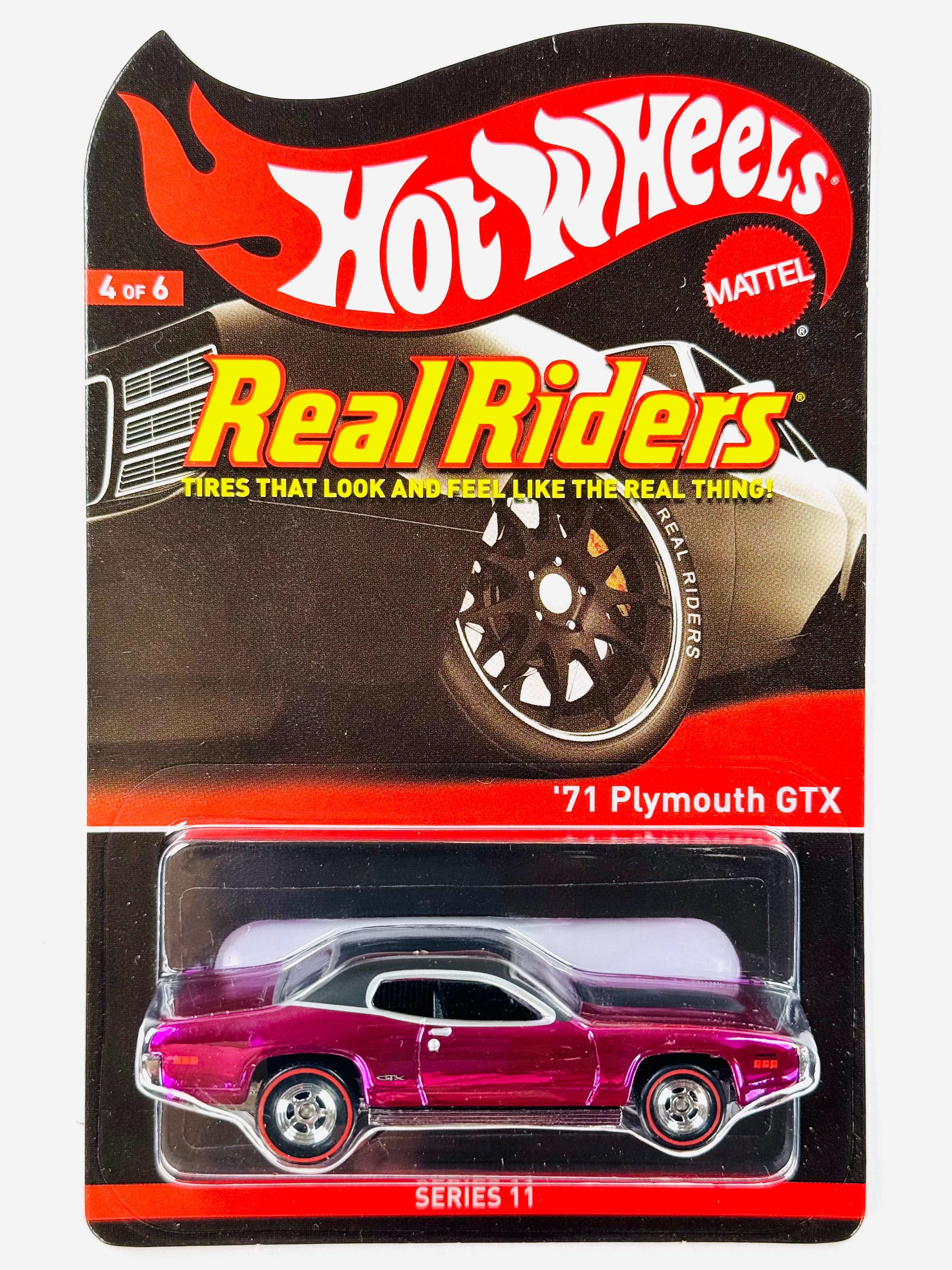 Hot Wheels 2012 RLC Exclusive Real Riders Series 11 '71 Plymouth