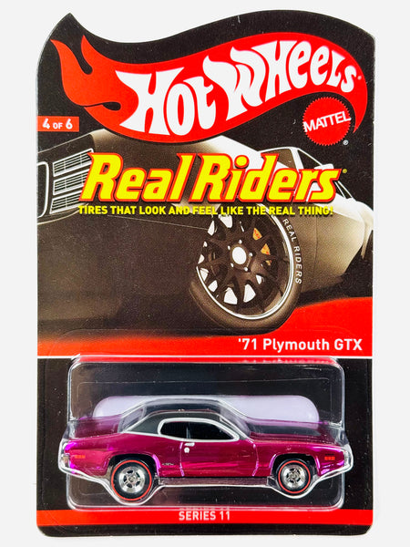 Hot Wheels 2012 RLC Exclusive Real Riders Series 11 '71 Plymouth