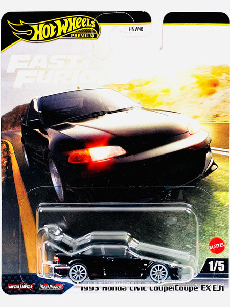 Hot Wheels 2025 Fast & Furious Case M '93 Honda Civic Coupe EX EJ1