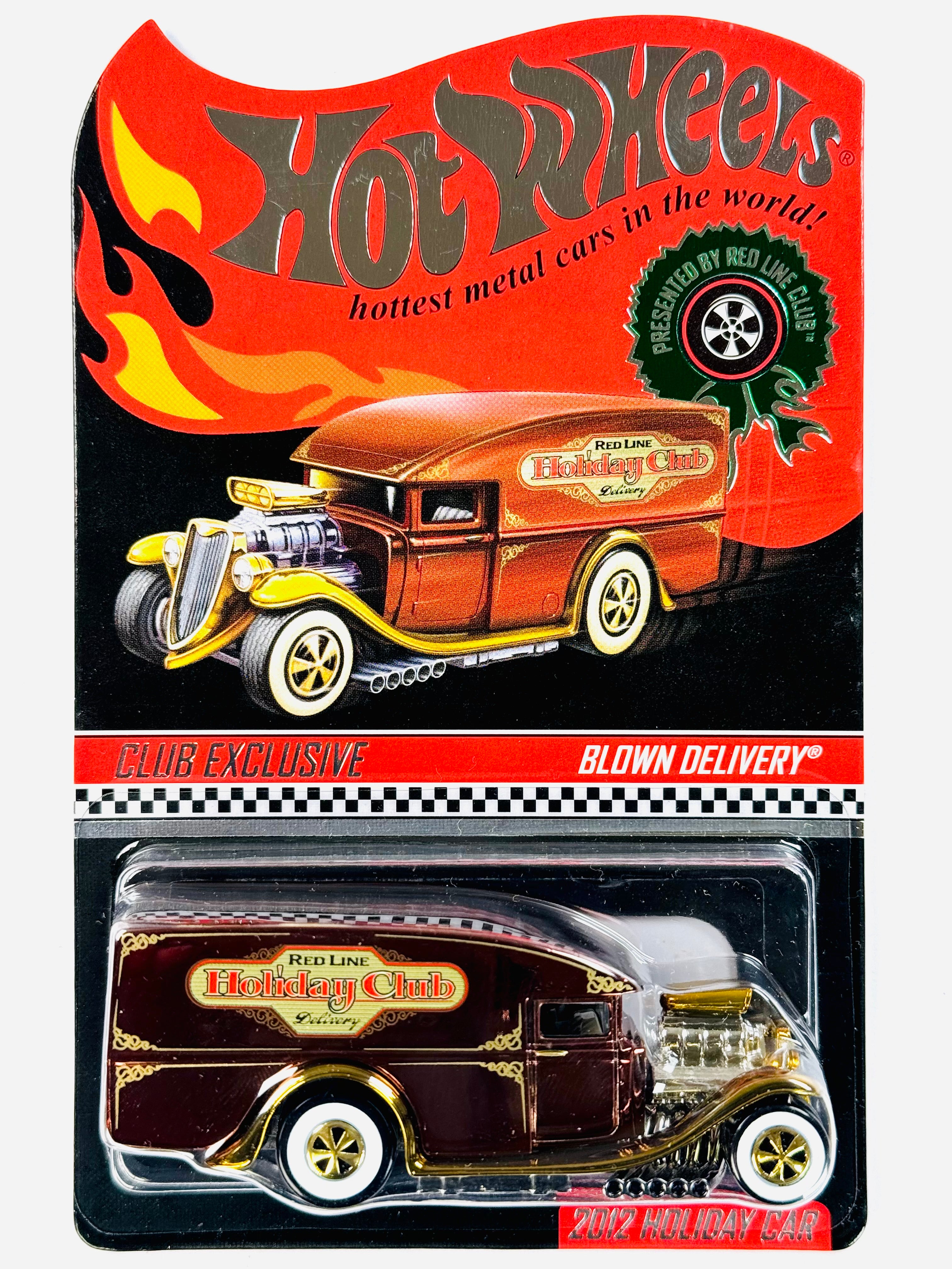 Hot Wheels 2012 RLC Exclusive Holiday Club Blown Delivery