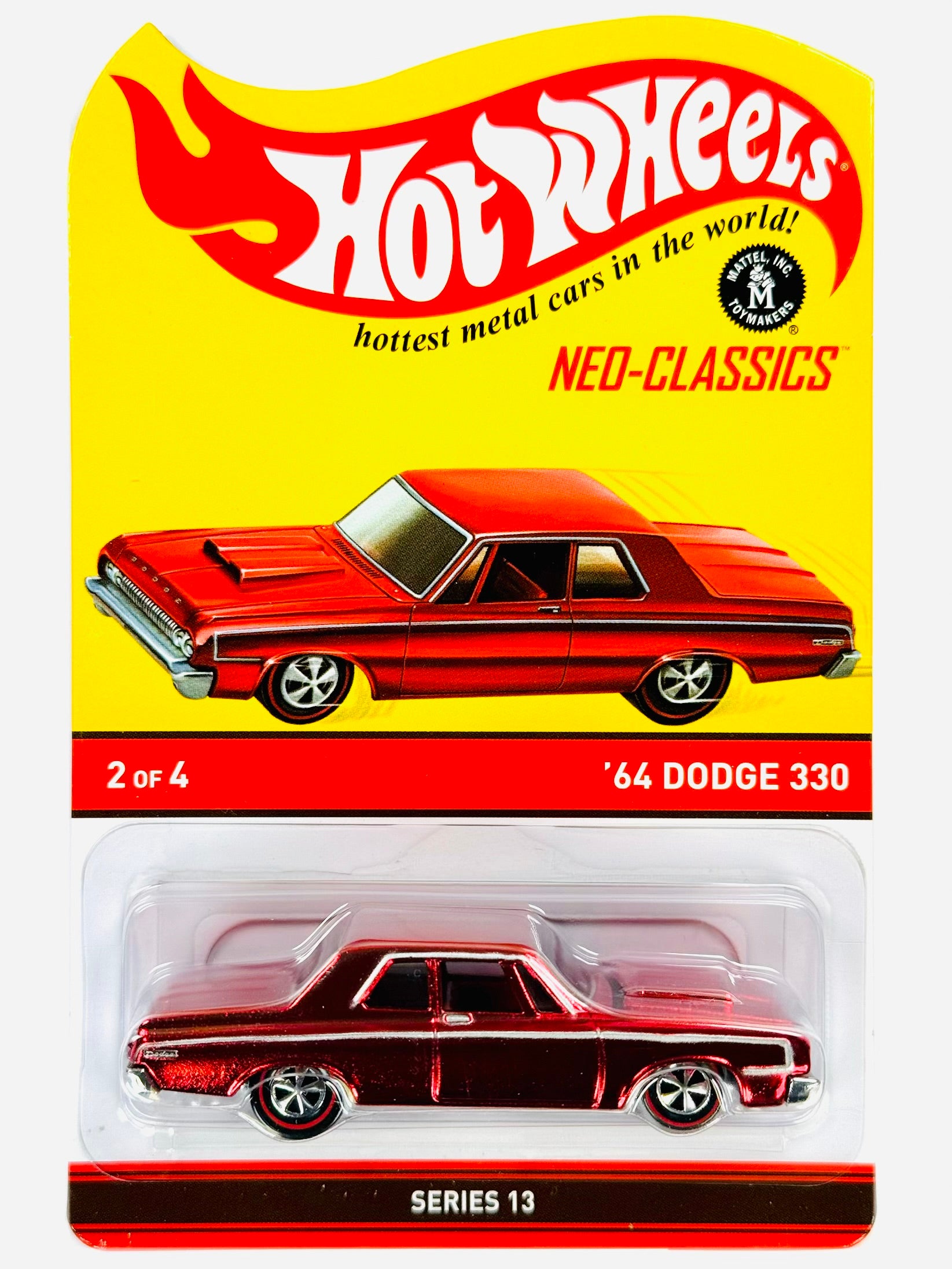 ミニカー neo-classics'64 Dodge 330 00240/3000 Hot Wheels 2013 RLC Exclusive Neo Classics Series 13 '64 Dodge 330