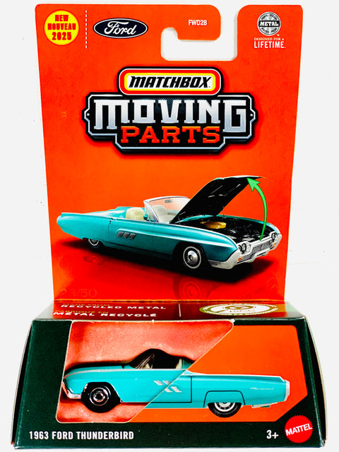 Matchbox 2025 Moving Parts Case G 1963 Ford Thunderbird