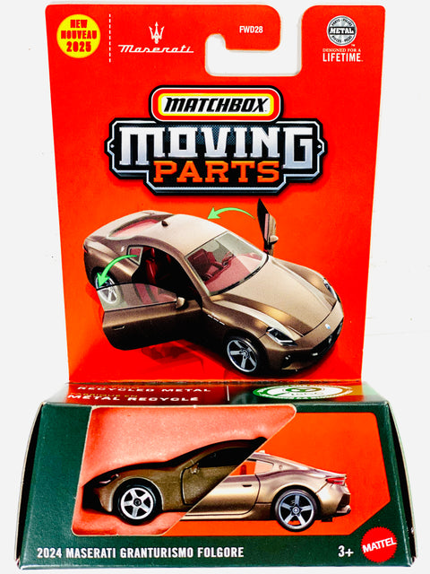 Matchbox 2025 Moving Parts Case G 2024 Maserati Granturismo Folgore