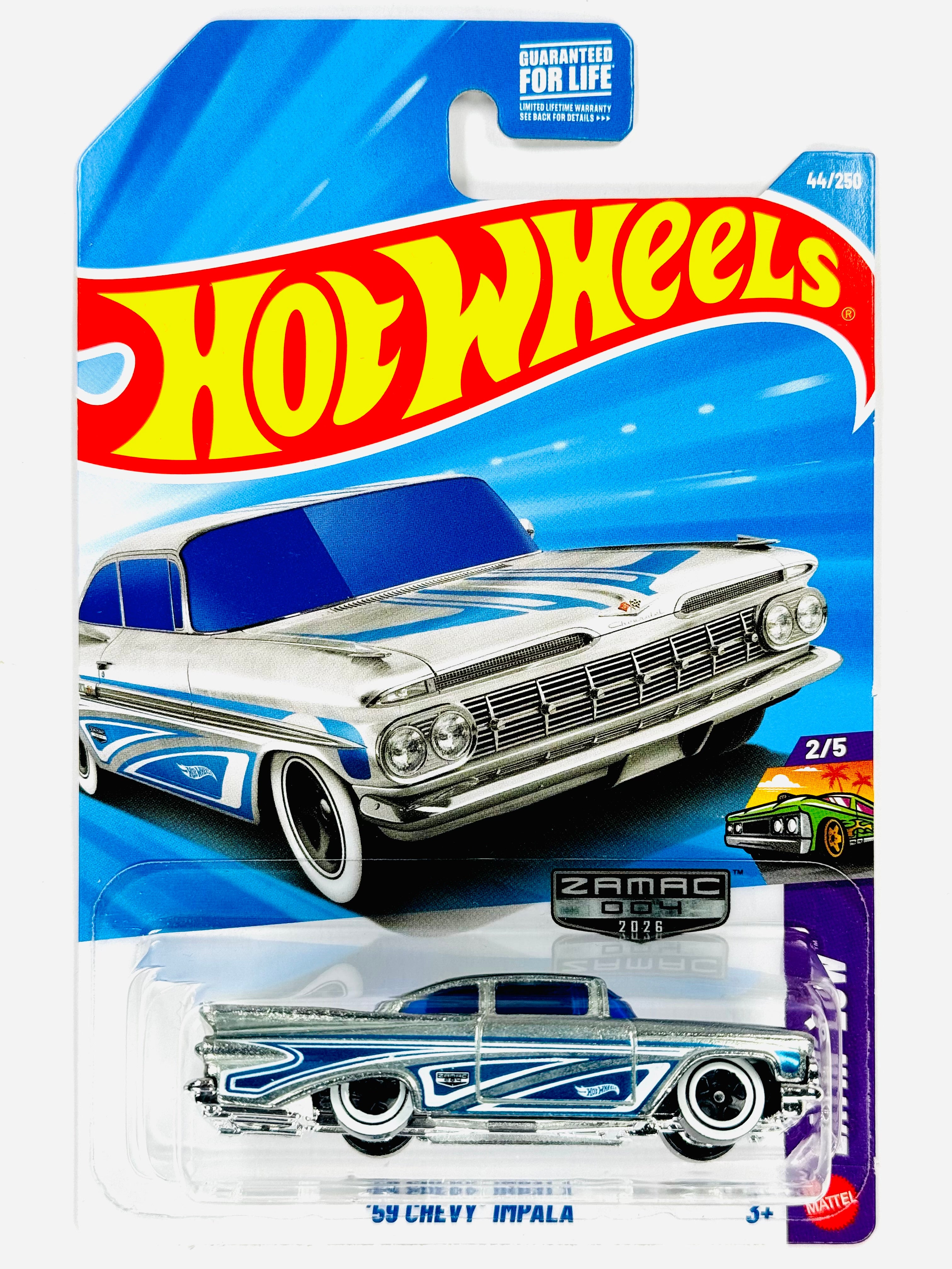 Hot Wheels Layin' Low Zamac '59 Chevy Impala (44/250) - Damaged