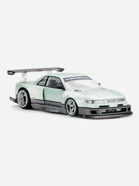 Mini GT x Kaido House Collab Factory Sealed Nissan Silvia S13-R KAIDO WORKS V1 Sea Foam Green #232