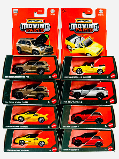 Matchbox 2026 Moving Parts Factory Sealed Case L (8 Cars)